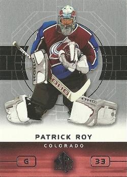 2002-03 SP Authentic #22 Patrick Roy Front