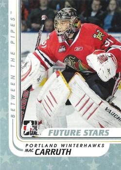 2010-11 In The Game Between The Pipes #24 Mac Carruth Front