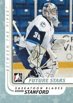 2010-11 In The Game Between The Pipes #41 Steven Stanford Front