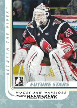 2010-11 In The Game Between The Pipes #42 Thomas Heemskerk Front