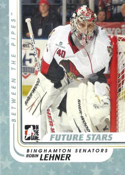 2010-11 In The Game Between The Pipes #83 Robin Lehner Front