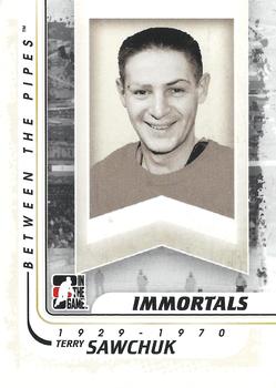 2010-11 In The Game Between The Pipes #191 Terry Sawchuk Front