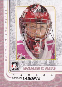 2010-11 In The Game Between The Pipes #189 Charline Labonte Front
