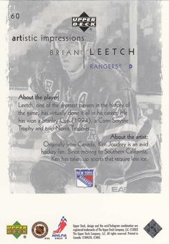 2002-03 Upper Deck Artistic Impressions #60 Brian Leetch Back