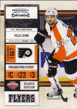 2010-11 Playoff Contenders #74 Ville Leino Front