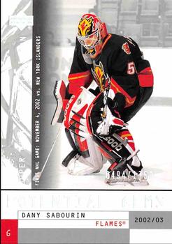 2002-03 Upper Deck Mask Collection #130 Dany Sabourin Front