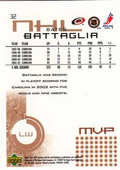 2002-03 Upper Deck MVP #32 Bates Battaglia Back
