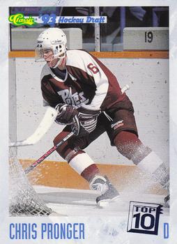 1993 Classic '93 Hockey Draft #2 Chris Pronger Front