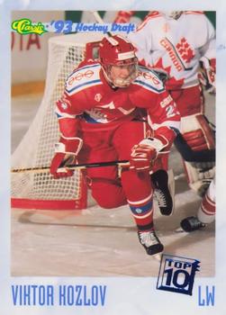 1993 Classic '93 Hockey Draft #6 Viktor Kozlov Front