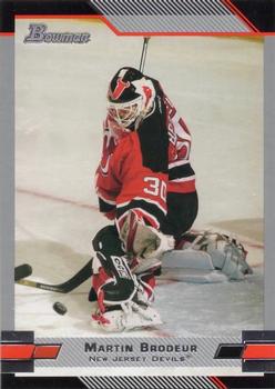2003-04 Bowman Draft Picks and Prospects #30 Martin Brodeur Front