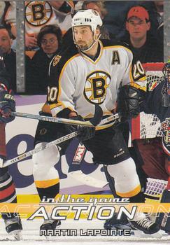 2003-04 In The Game Action #28 Martin Lapointe Front