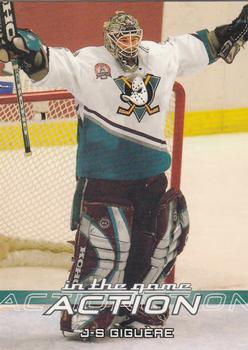 2003-04 In The Game Action #41 Jean-Sebastien Giguere Front