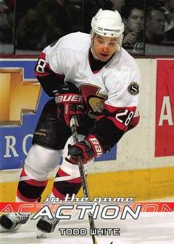 2003-04 In The Game Action #427 Todd White Front