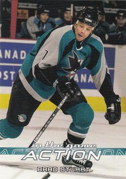 2003-04 In The Game Action #496 Brad Stuart Front