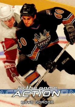 2003-04 In The Game Action #607 Boyd Gordon Front