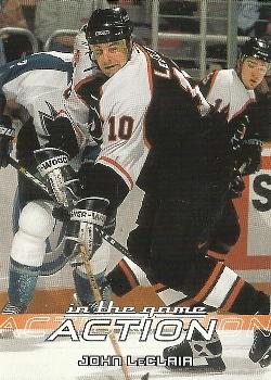 2003-04 In The Game Action #433 John LeClair Front
