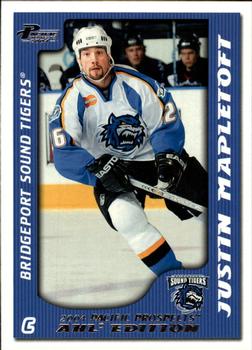 2003-04 Pacific Prospects AHL #11 Justin Mapletoft Front