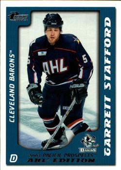 2003-04 Pacific Prospects AHL #22 Garrett Stafford Front