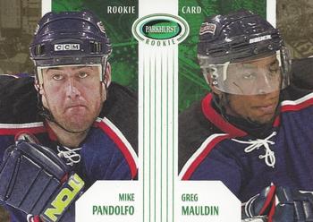 2003-04 Parkhurst Rookie #76 Mike Pandolfo / Greg Mauldin  Front