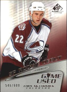 2003-04 SP Game Used #59 Cody McCormick Front