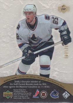 2003-04 Upper Deck Ice #111 Nathan Smith Back