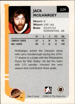 2004-05 In The Game Franchises Canadian #124 Jack McIlhargey Back