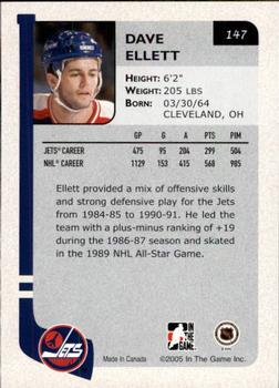 2004-05 In The Game Franchises Canadian #147 Dave Ellett Back