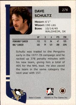 2004-05 In The Game Franchises US West #276 Dave Schultz Back