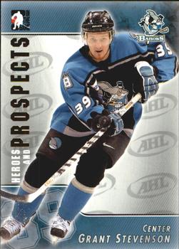 2004-05 In The Game Heroes and Prospects #50 Grant Stevenson Front