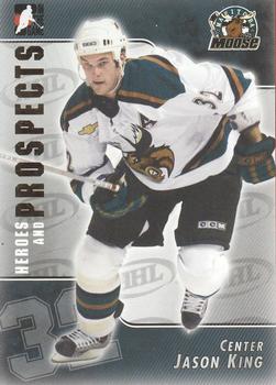 2004-05 In The Game Heroes and Prospects #181 Jason King Front
