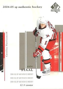 2004-05 SP Authentic #17 Eric Staal Front