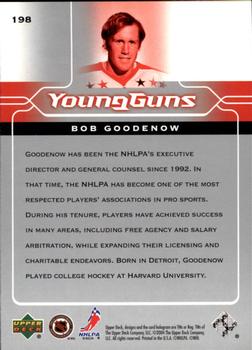 2004-05 Upper Deck #198 Bob Goodenow Back