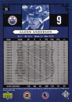 2004-05 Upper Deck Legends Classics #25 Glenn Anderson Back