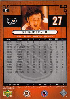 2004-05 Upper Deck Legends Classics #47 Reggie Leach Back