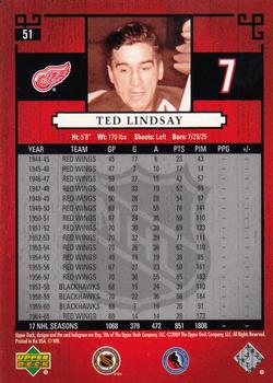 2004-05 Upper Deck Legends Classics #51 Ted Lindsay Back