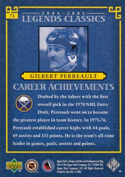 2004-05 Upper Deck Legends Classics #73 Gilbert Perreault Back