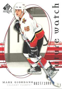 2005-06 SP Authentic #255 Mark Giordano Front