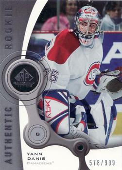 2005-06 SP Game Used #110 Yann Danis Front