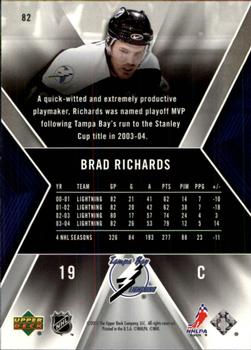 2005-06 SPx #82 Brad Richards Back