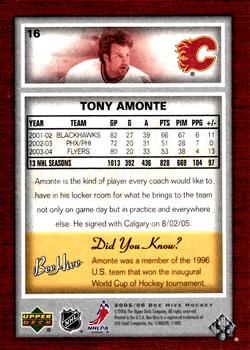 2005-06 Upper Deck Beehive #16 Tony Amonte Back