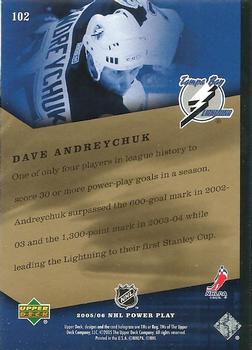 2005-06 Upper Deck Power Play #102 Dave Andreychuk Back