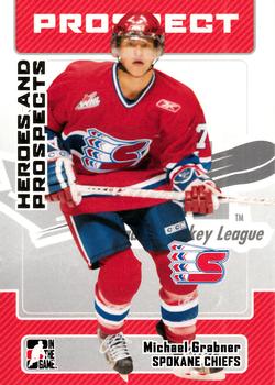 2006-07 In The Game Heroes and Prospects #104 Michael Grabner Front