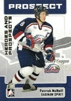 2006-07 In The Game Heroes and Prospects #195 Patrick McNeill Front