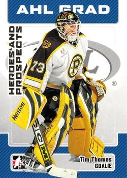 2006-07 In The Game Heroes and Prospects #16 Tim Thomas Front