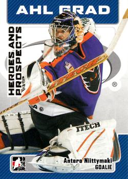 2006-07 In The Game Heroes and Prospects #22 Antero Niittymaki Front