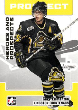 2006-07 In The Game Heroes and Prospects #88 Cory Emmerton Front