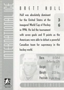 2006-07 In The Game Used International Ice #36 Brett Hull Back