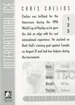 2006-07 In The Game Used International Ice #125 Chris Chelios Back