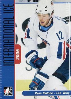 2006-07 In The Game Used International Ice #126 Ryan Malone Front