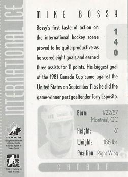 2006-07 In The Game Used International Ice #140 Mike Bossy Back